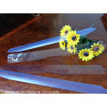 Clear PVC rigid sheet plastic collar stand for garment accessories(plastic products)
